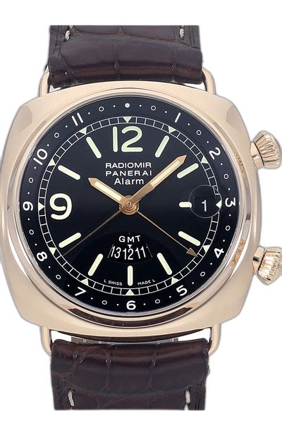 Panerai Radiomir GMT Alarm Pink Gold PAM238 Price, Specs, 